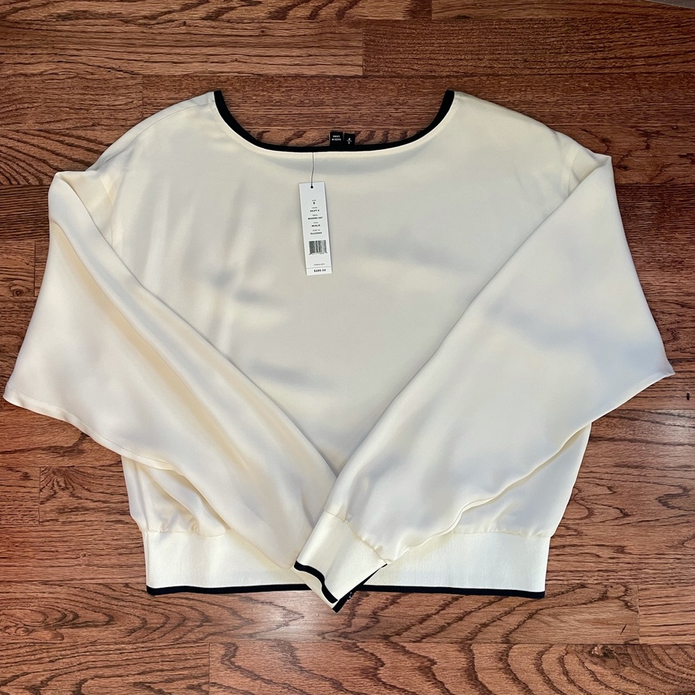 NWT Theory Delpy Georgette S Blouse - Picture 5 of 7